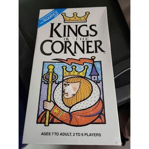 "Kings In The Corner" Board Game Brand‎ New Cards Factory Sealed 2-6 Players JAX